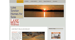 Desktop Screenshot of lake-sinclair.com